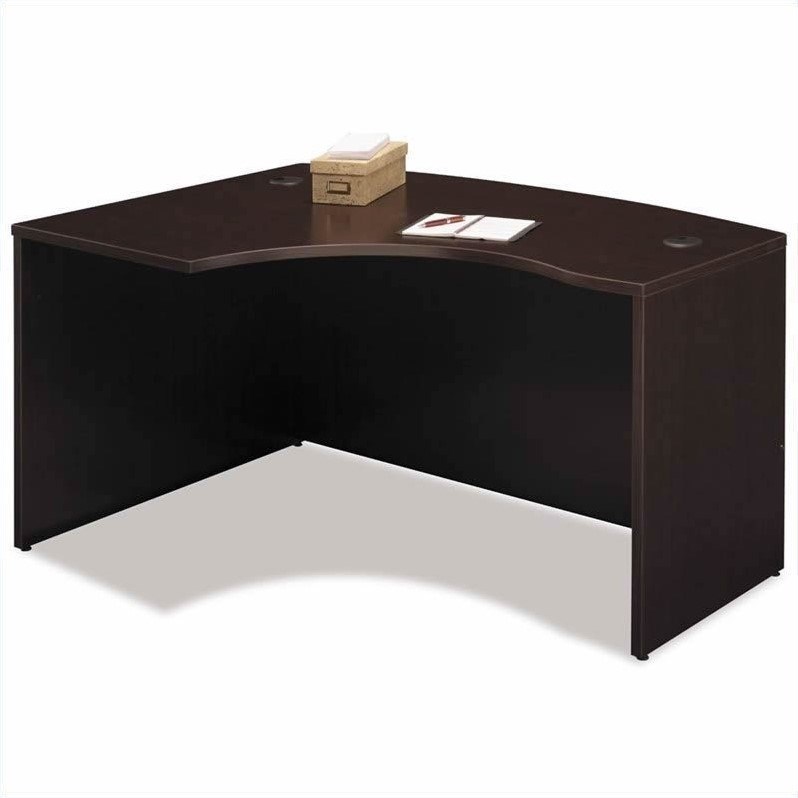 Bush Business Furniture Series C 6-Piece Left-Hand L-Shape Bow-Front Desk