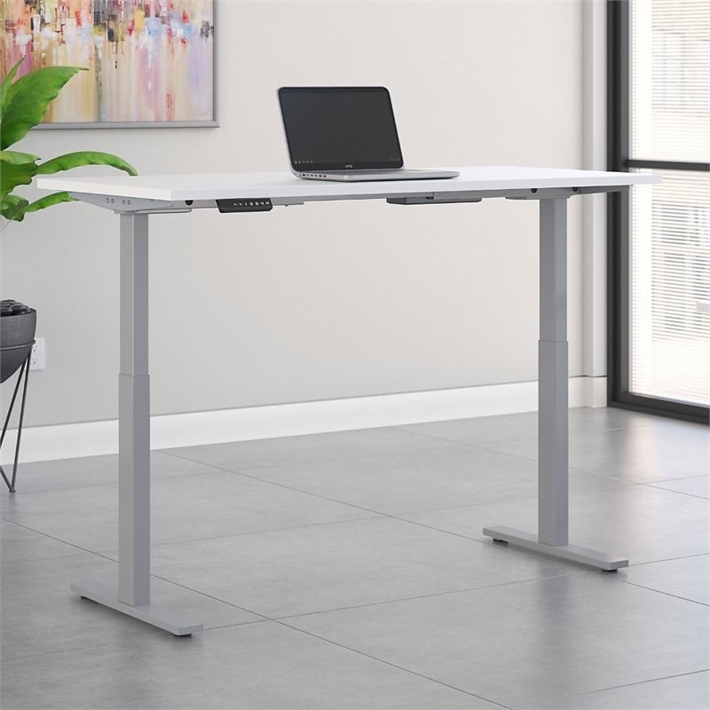 Move 60 Series 60W Height Adjustable Standing Desk in White