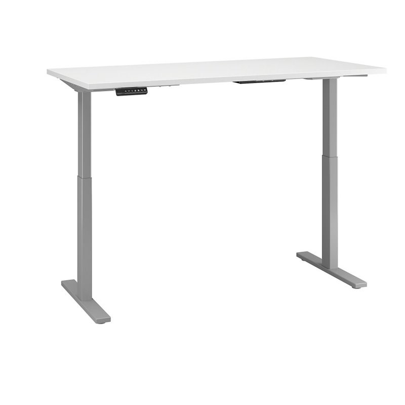 Move 60 Series 72W Power Standing Desk in White - Engineered Wood Top