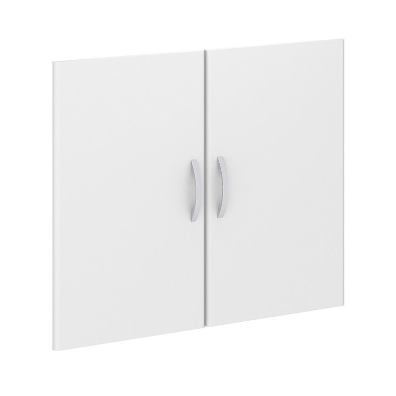 Studio C 2 Door Kit for Bookcase (sold separately) in White - Engineered Wood