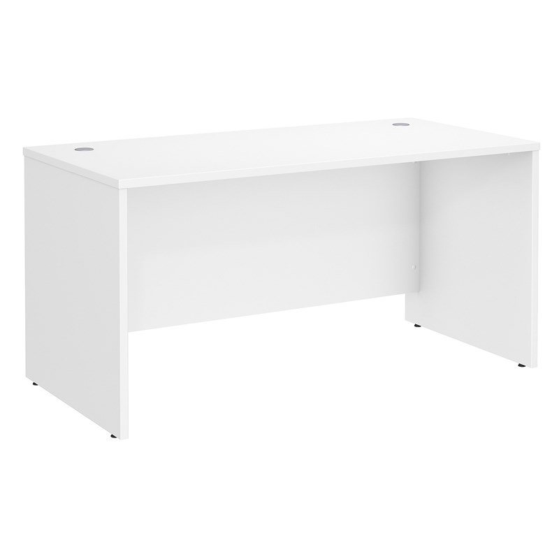 Studio C 60W x 30D Office Desk in White - Engineered Wood