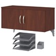 Bush Business Furniture Office in an Hour Storage Cabinet with Accessories in Hansen Cherry