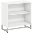 Bush Business Furniture Method by Kathy Ireland Bookcase Cabinet in White