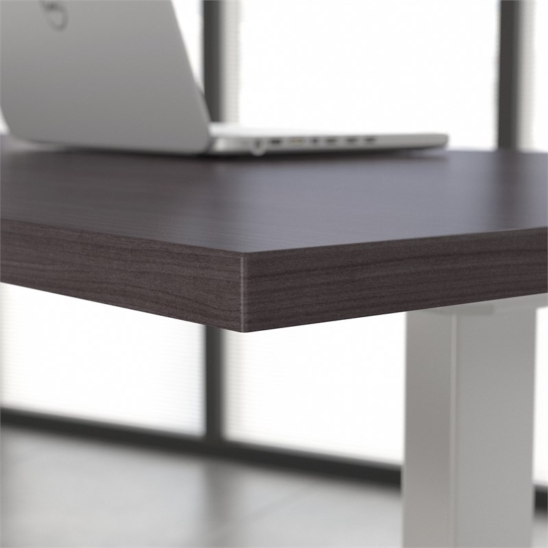 Move 80 Series 48W x 30D Height Adjustable Desk in Storm Gray - Engineered Wood