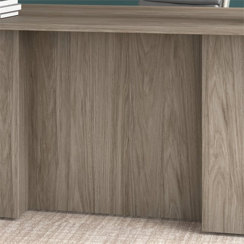 Office 500 72W x 36D Executive Desk in Modern Hickory - Engineered Wood