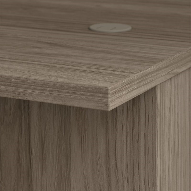 Office 500 72W Executive Desk with Storage in Modern Hickory - Engineered Wood
