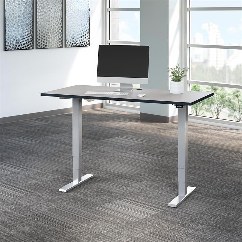 Move 40 Series 60W x 30D Adjustable Desk in White Spectrum - Engineered Wood