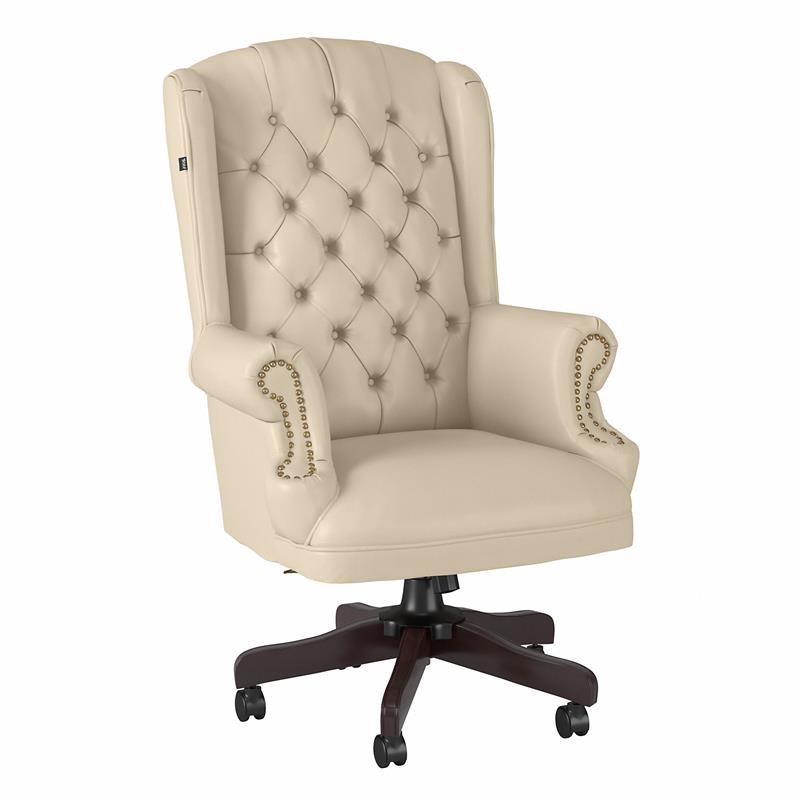 office chair with nailhead trim