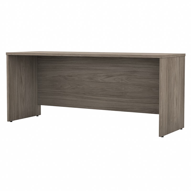 Studio C 72W x 24D Credenza Desk in Modern Hickory - Engineered Wood