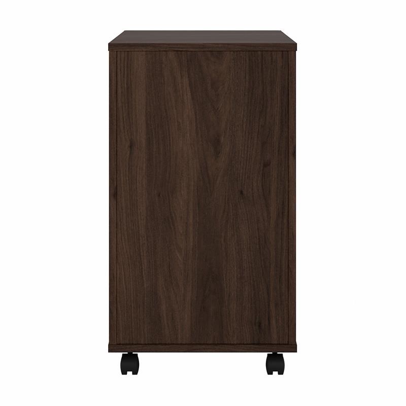 Hybrid 3 Drawer Mobile File Cabinet in Black Walnut - Engineered Wood