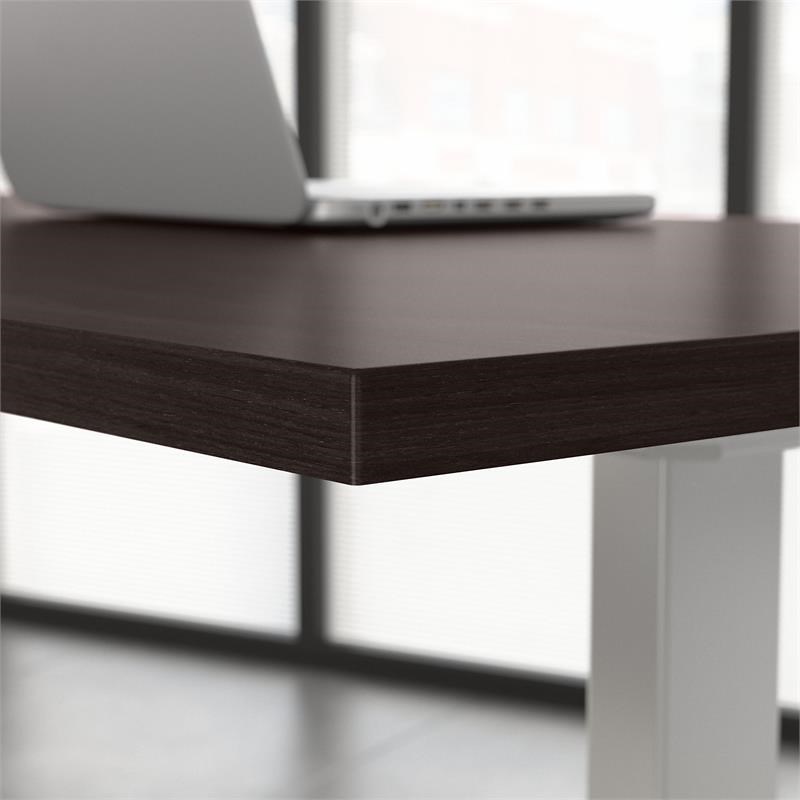 Move 60 Series 60W x 30D Adjustable Desk in Black Walnut - Engineered Wood