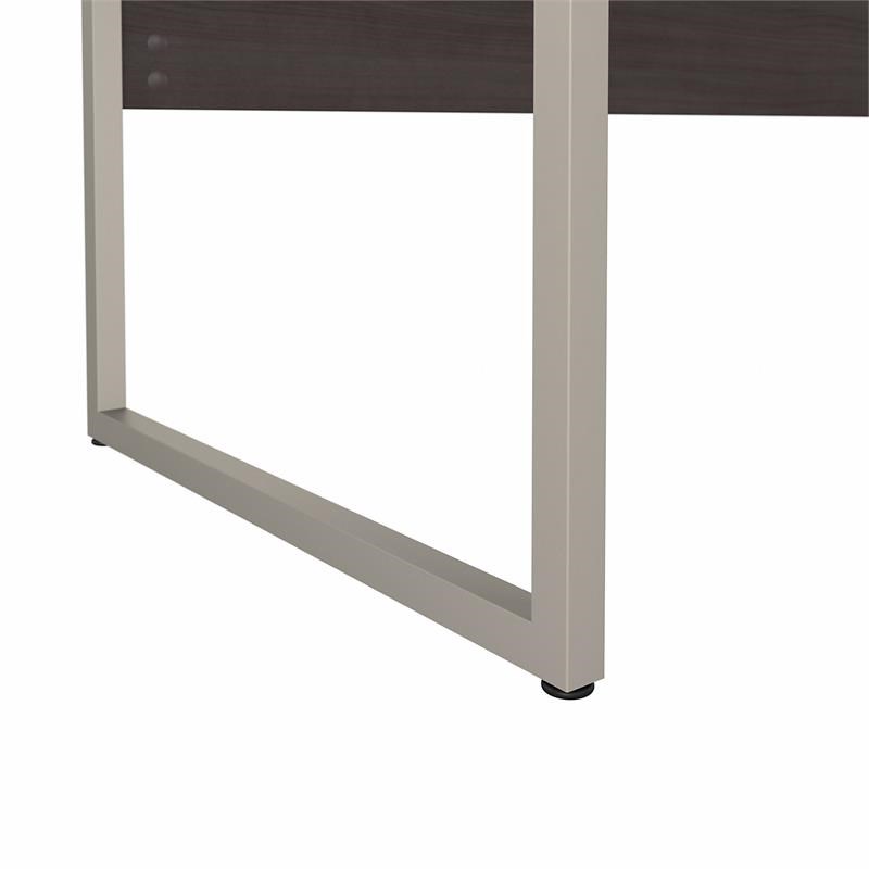 Hybrid 48W x 24D Computer Table Desk in Storm Gray - Engineered Wood