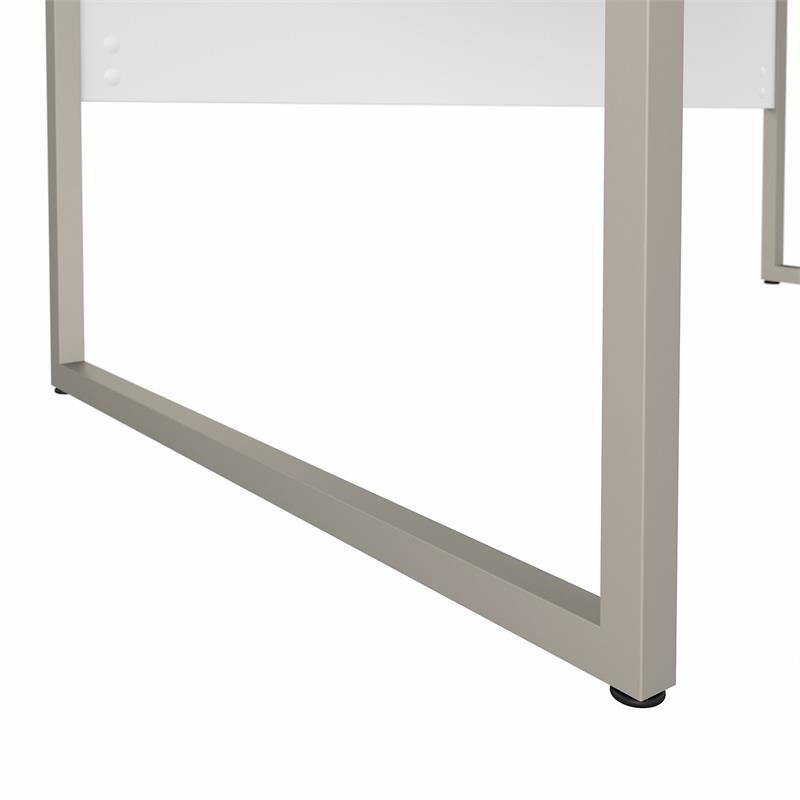 Hybrid 48W x 30D Computer Table Desk in White - Engineered Wood