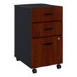 Series A 3 Drawer Mobile File Cabinet in Hansen Cherry - Engineered Wood