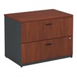 Series A 36W 2 Drawer Lateral File Cabinet in Hansen Cherry - Engineered Wood