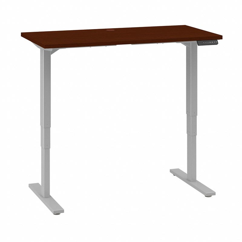 Move 80 Series 48W x 24D Adjustable Desk in Hansen Cherry - Engineered Wood