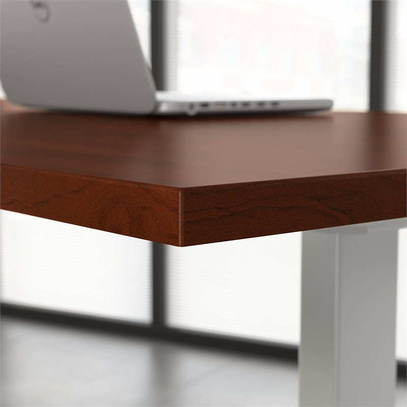 Move 80 Series 48W x 30D Adjustable Desk in Hansen Cherry - Engineered Wood
