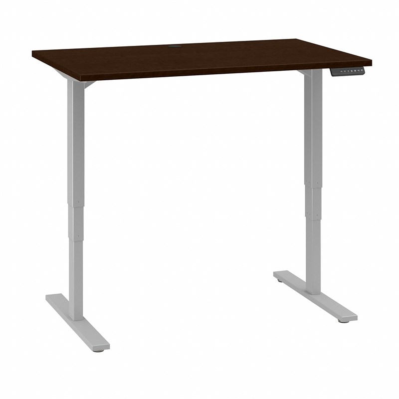 Move 80 Series 48W x 30D Adjustable Desk in Mocha Cherry - Engineered Wood