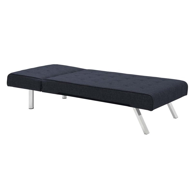 Dhp Emily Linen Chaise Lounge In Navy Blue 2024629 - Dhp Emily Chaise Lounger Chair With Adjustable Reclining Back Navy Linen Dhp Emily Linen Chaise Lounge In Navy Blue 2024629 - Dhp Emily Chaise Lounger Chair With Adjustable Reclining Back Navy Linen