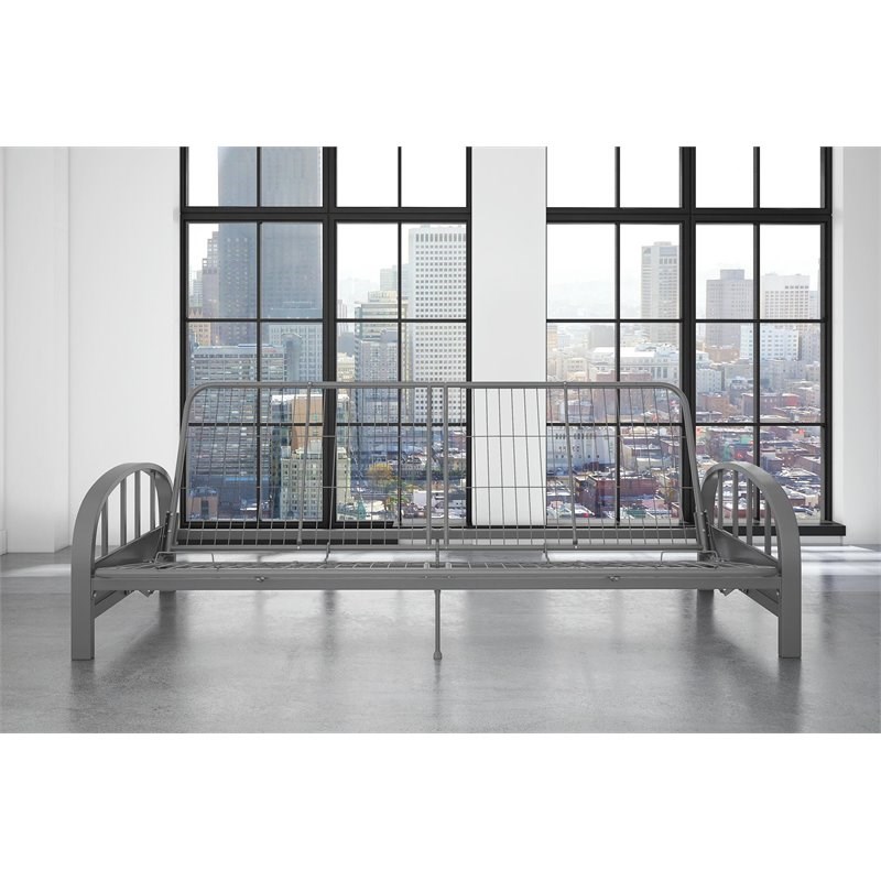 DHP Aiden Futon Frame in Silver Homesquare