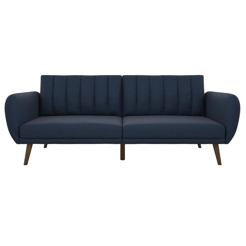 Novogratz Brittany Sleeper Sofa in Navy Blue | Homesquare