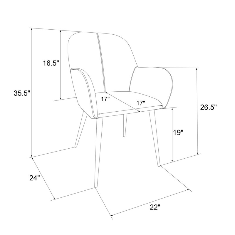 dhp fitz accent chair