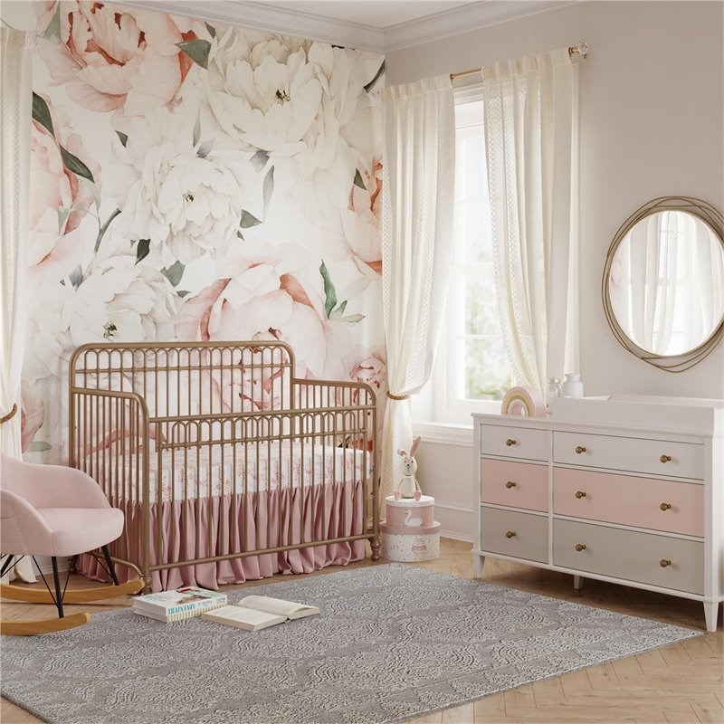 gold nursery furniture