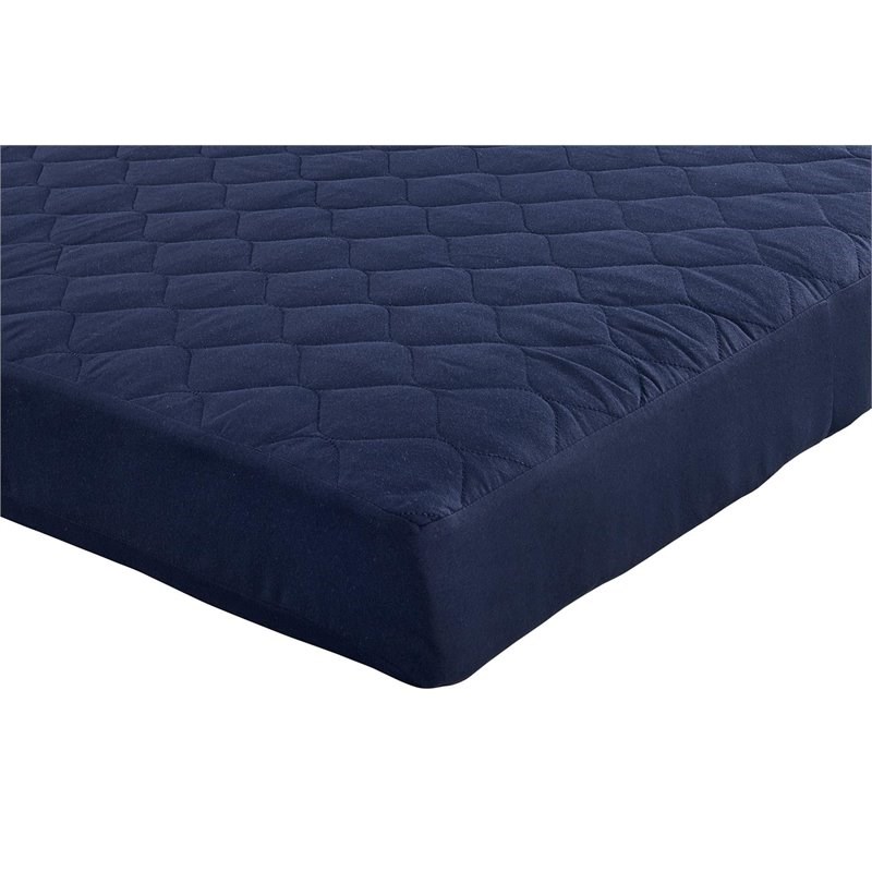 DHP Dana 6 Inch Quilted Twin Mattress with Removable Cover in Blue