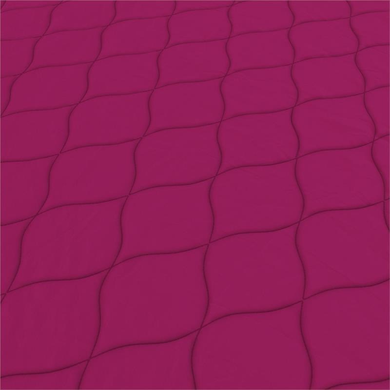 DHP Dana 6 Inch Quilted Full Mattress with Removable Cover in Pink