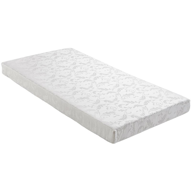 Carter 6 Inch Twin Mattress with Thermobonded Core and Jacquard Cover in White