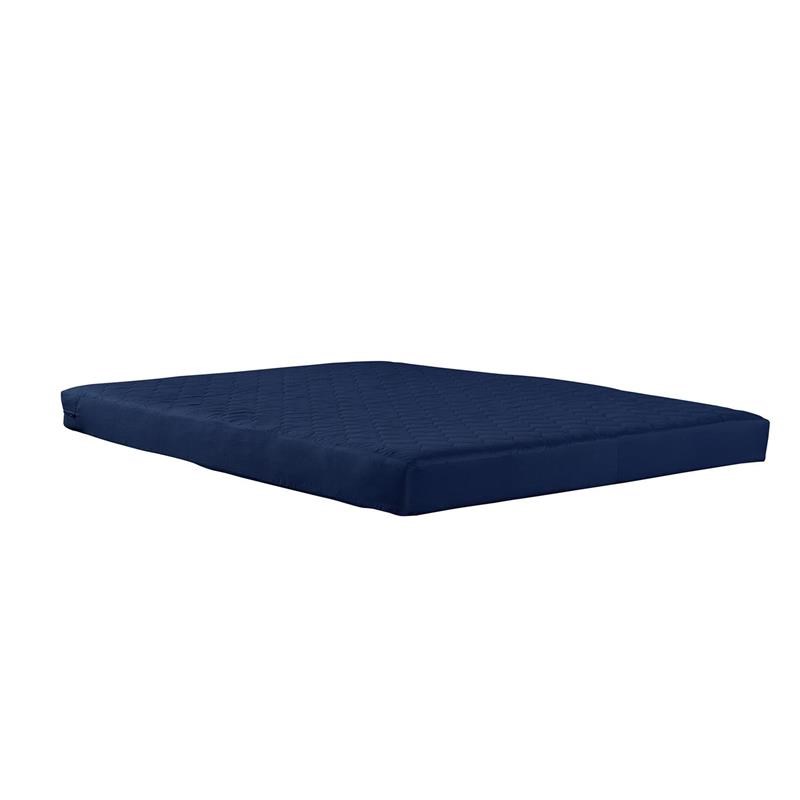 DHP Dana 6 Inch Quilted Full Mattress with Removable Cover in Blue