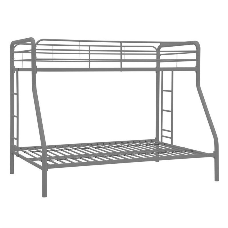 Dhp Metal Twin Over Full Bunk Bed In, Full On Metal Bunk Beds Twin Over