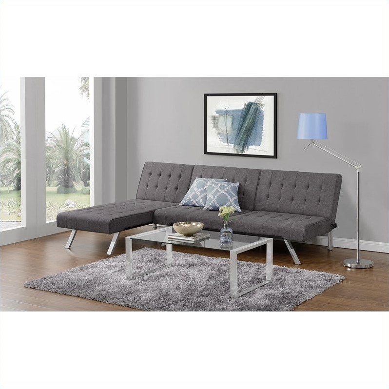 Dhp Emily Linen Chaise Lounge In Gray Homesquare - Dhp Emily Chaise Lounger Chair With Adjustable Reclining Back Navy Linen Dhp Emily Linen Chaise Lounge In Gray Homesquare - Dhp Emily Chaise Lounger Chair With Adjustable Reclining Back Navy Linen