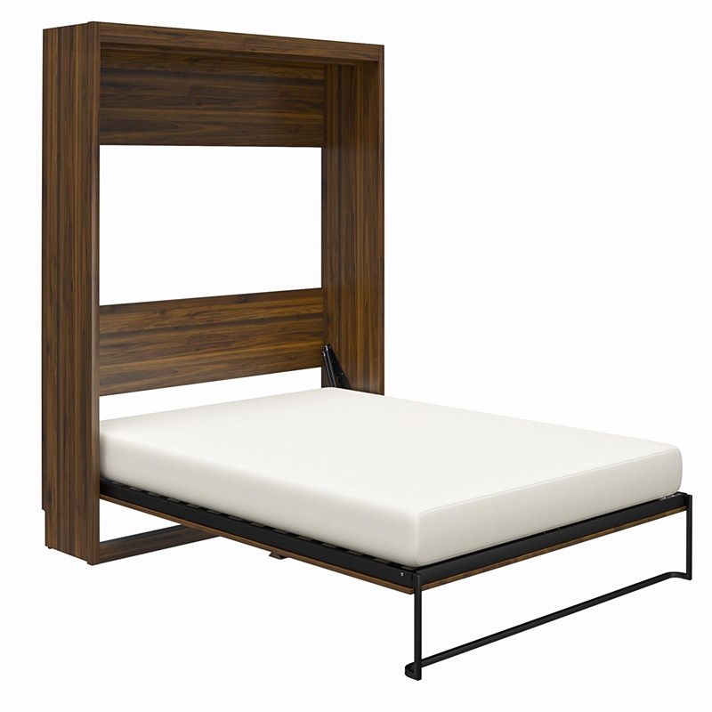 Signature Sleep Queen Murphy Wall Bed in Walnut Homesquare