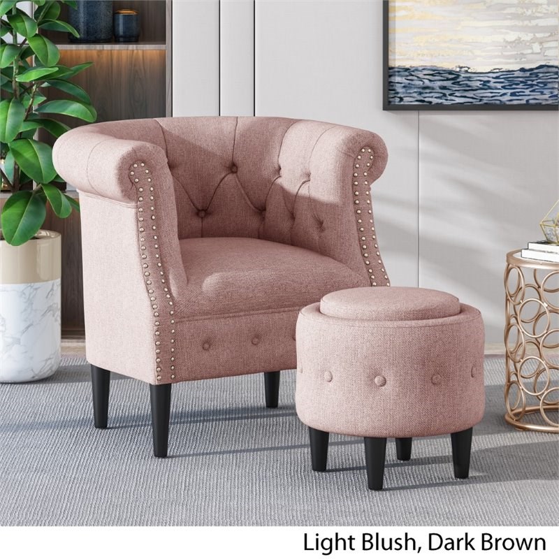 light blush chair