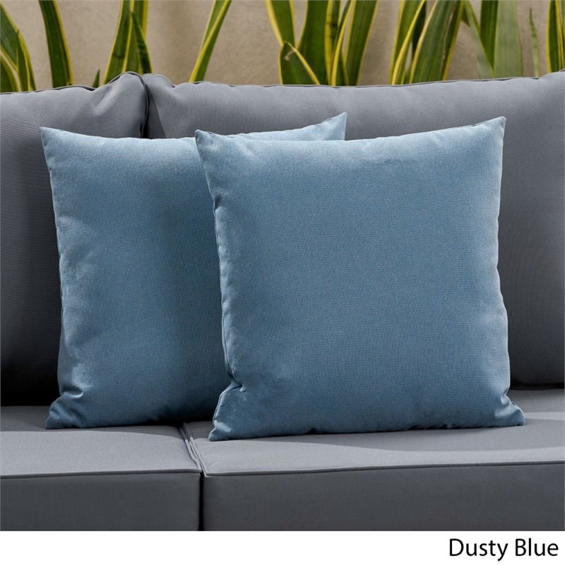 dusty blue pillows