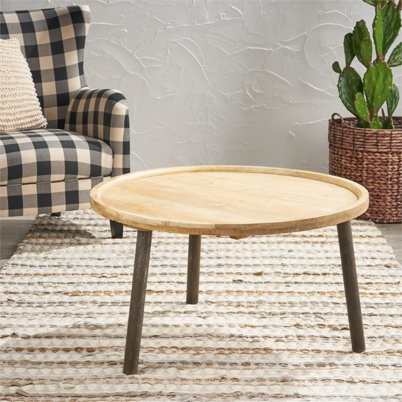 Featured image of post Round Mango Wood Side Table