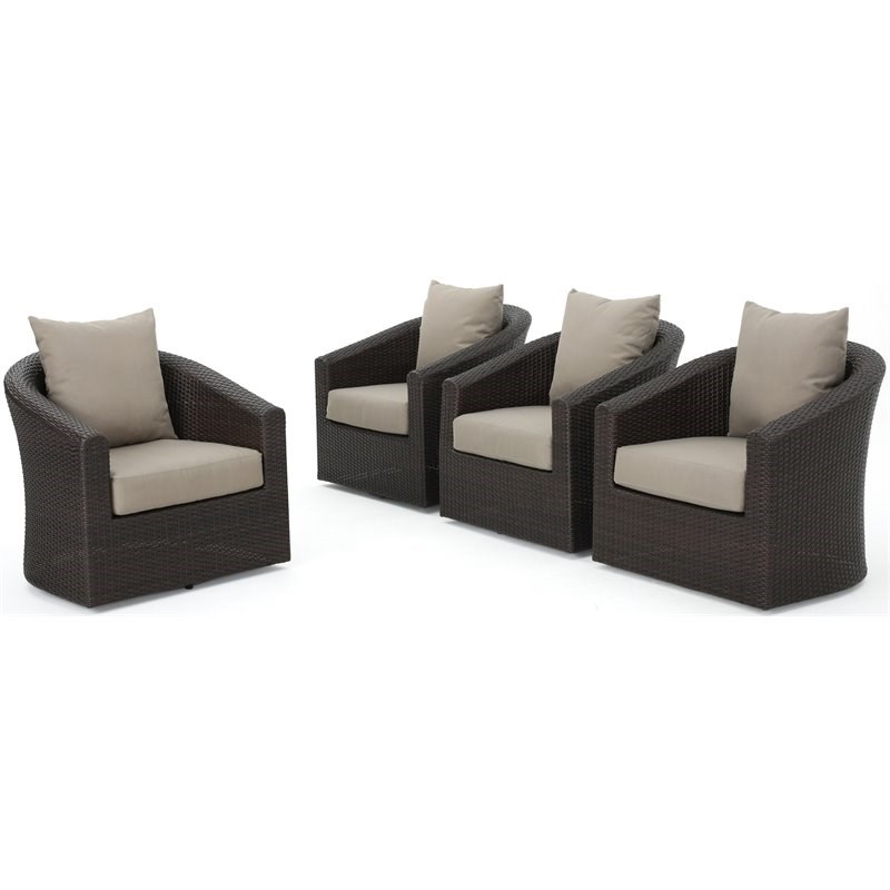 Rich Tobacco Tommy Bahama Island Estate Lanai 17 H Outdoor Swivel Lounge Chair Rich Tobacco Tommy Bahama Island Estate Lanai 17 H Outdoor Swivel Lounge Chair