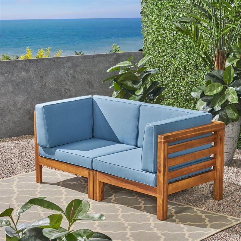 outdoor modular loveseat