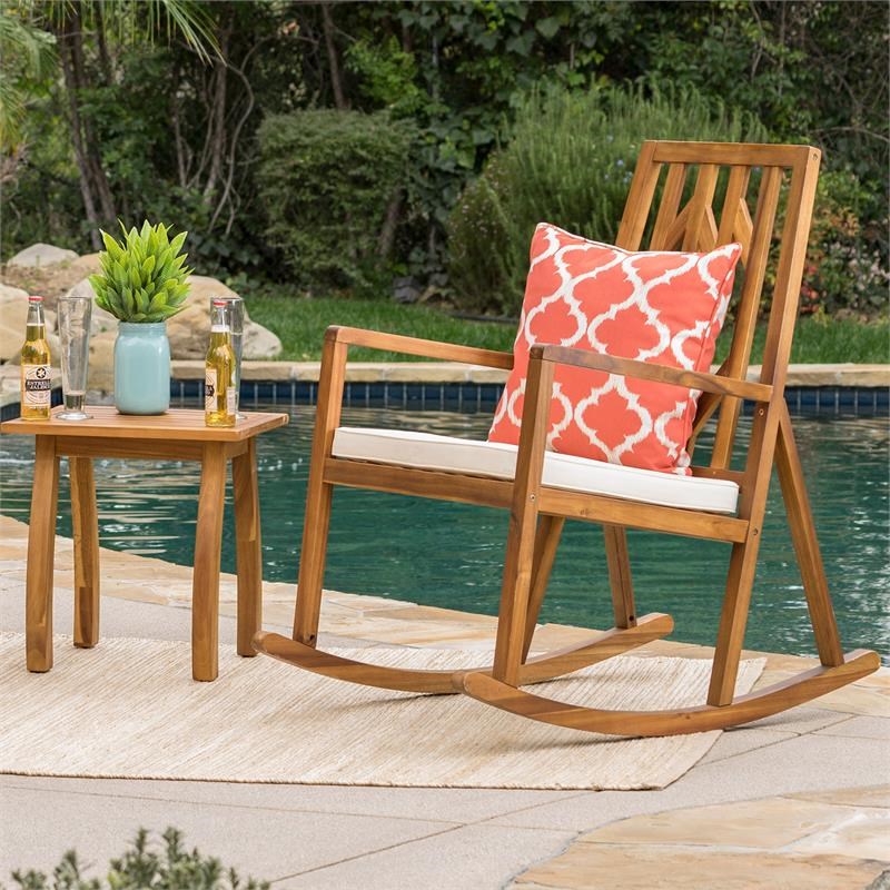 Lucca Outdoor Rocking Chair Set By Christopher Knight Home 53 OFF