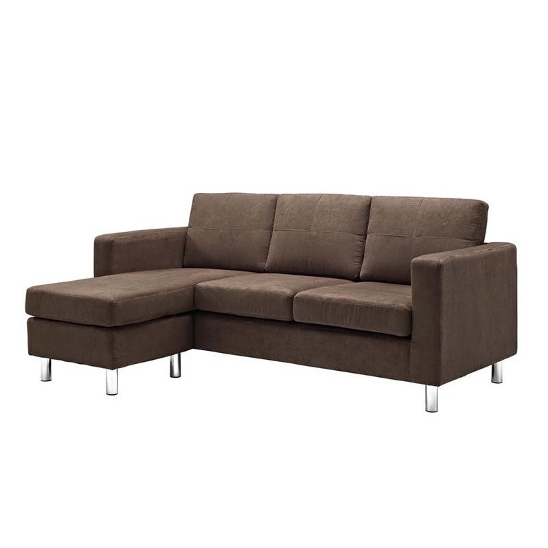 Small Spaces Adjustable Sectional Sofa, Small Spaces Configurable Sectional Sofa By Dorel Living