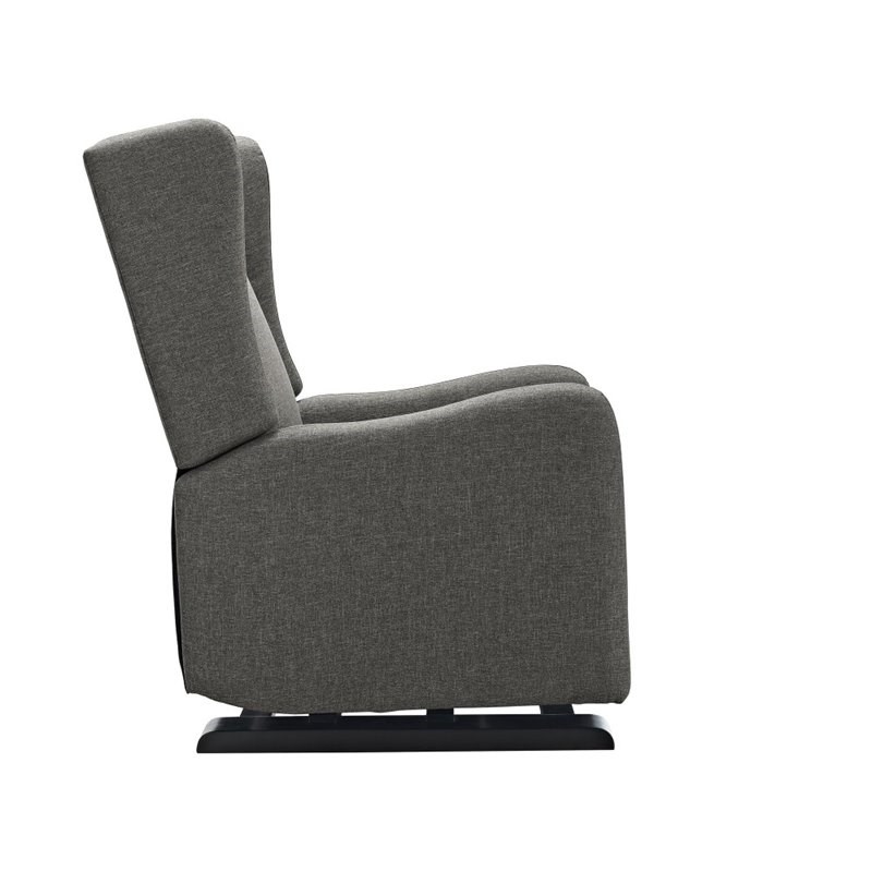 Baby Relax Rylee Gliding Recliner in Gray