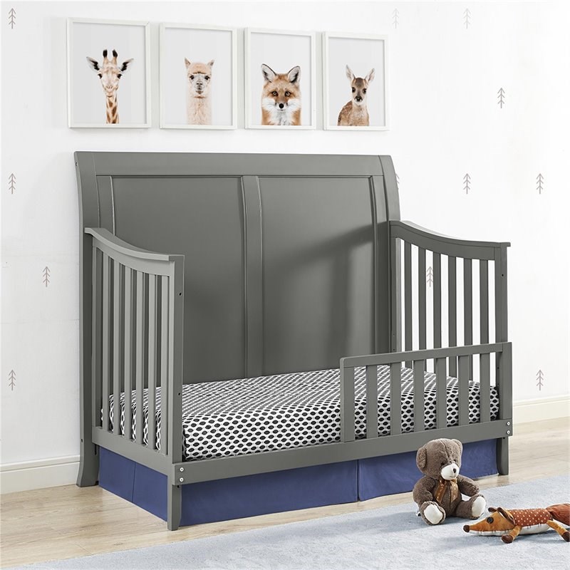 Baby Relax Hollis Toddler Conversion Rail in Graphite Gray