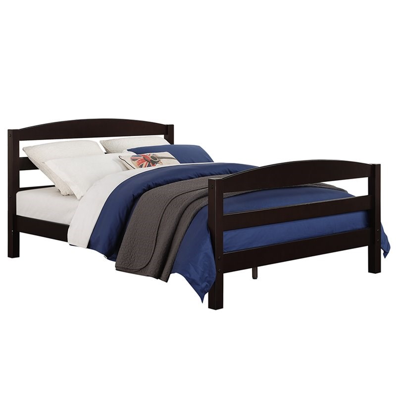 Dorel Living Better Homes And Gardens Full Slat Bed In Espresso Homesquare Dorel Living Better Homes And Gardens, Are Slat Beds Better
