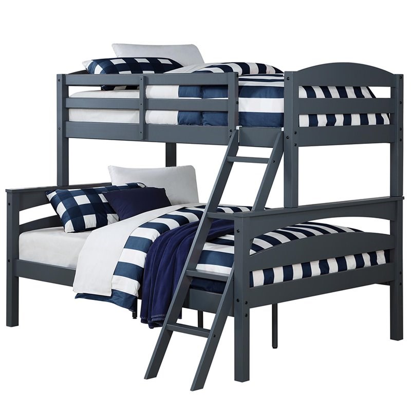 Dorel Living Brady Twin Over Full Bunk, Living Spaces Bunk Beds Twin Over Full