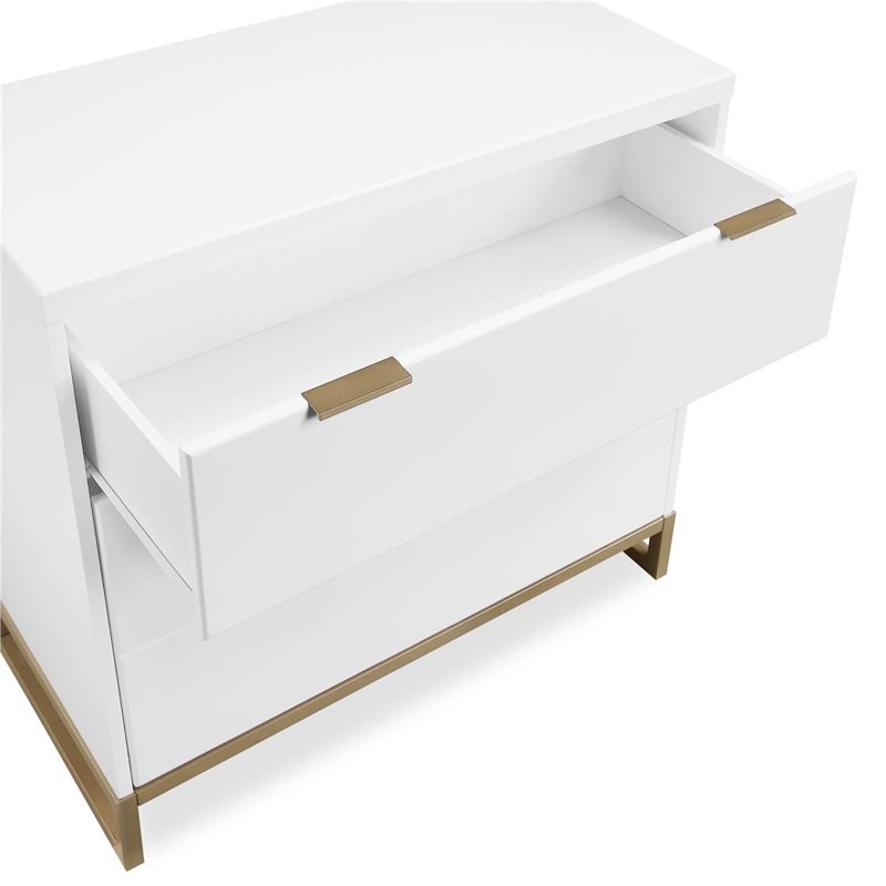 Baby Relax Juniper 3-Drawer Dresser in White