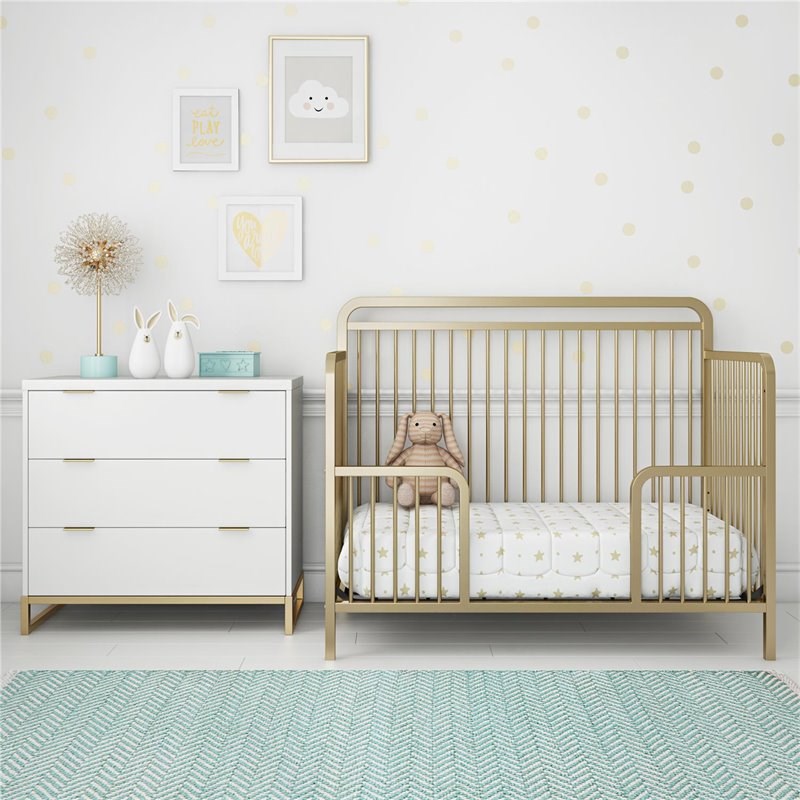 Baby Relax Juniper 3-Drawer Dresser in White
