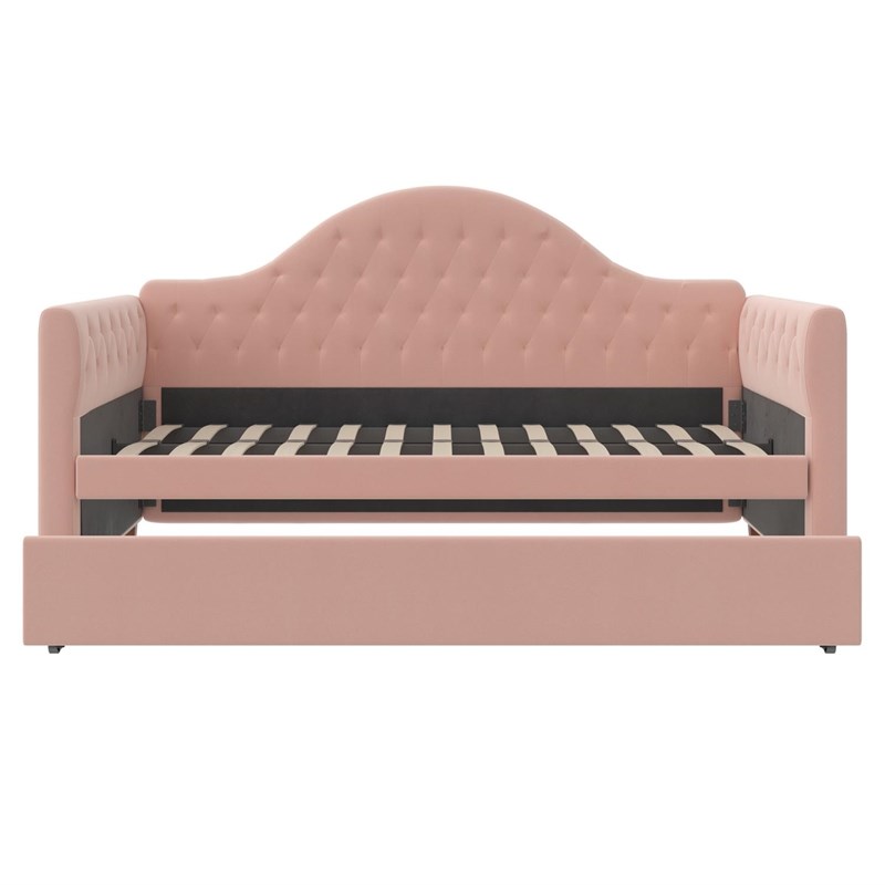 Little Seeds Rowan Valley Arden Twin Daybed with Trundle in Peach