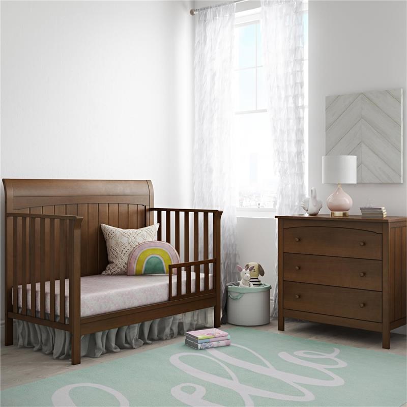Baby Relax Kace Toddler Guardrail Kids Nursery Furniture in Timber