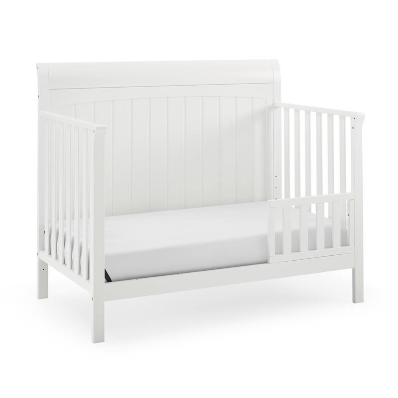 Baby Relax Nixon Toddler Guardrail Kids Nursery Furniture in White